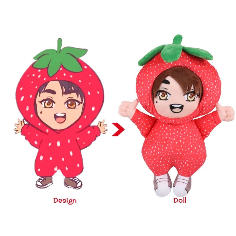 Trend Factory Toy Pp Cotton Kawaii Custom Plush Figure Doll 10-30cm Plushies Customized Doll Toy