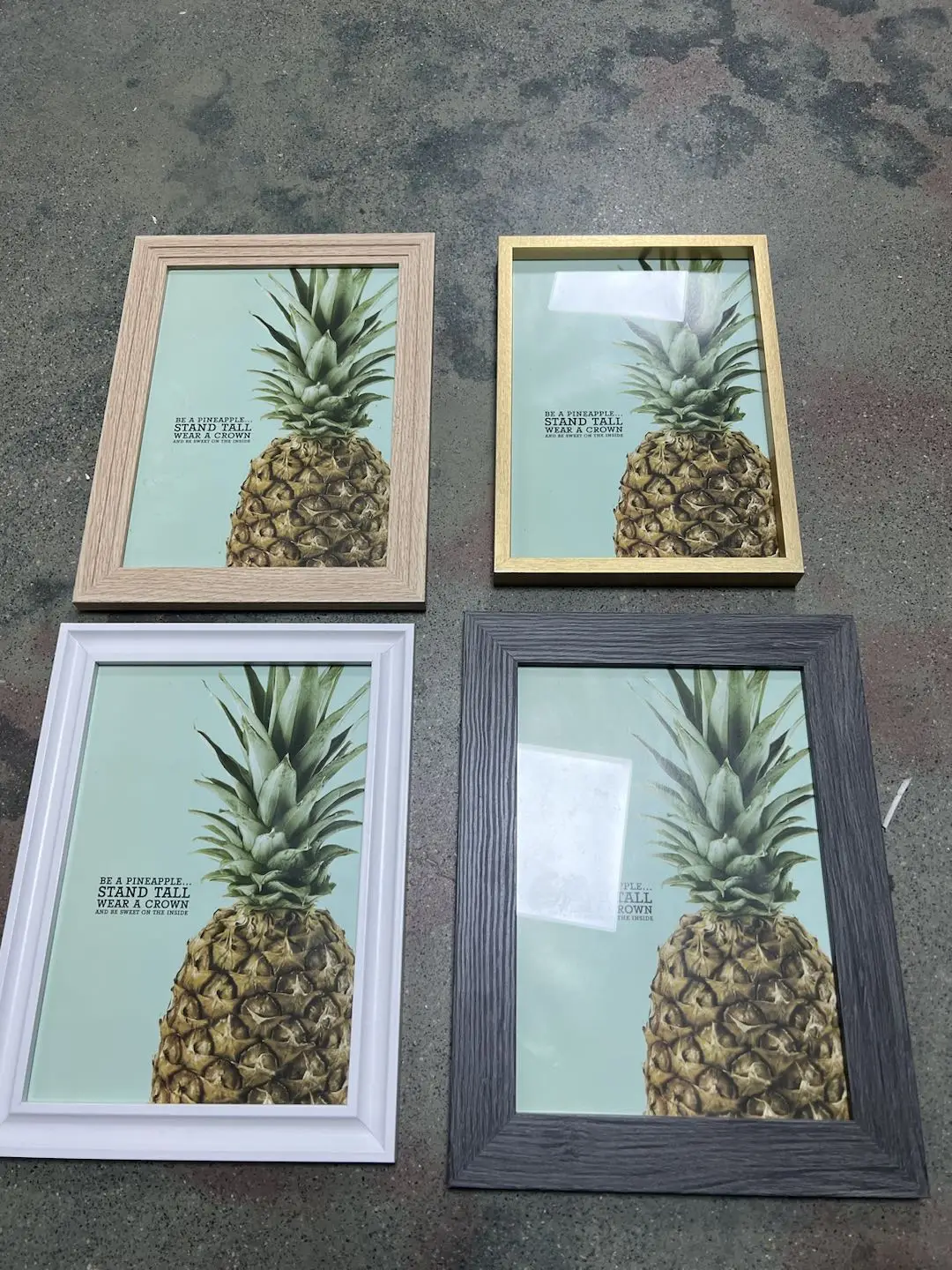 Blank Woodcut Bamboo Wood Frame Wooden Photo Frame