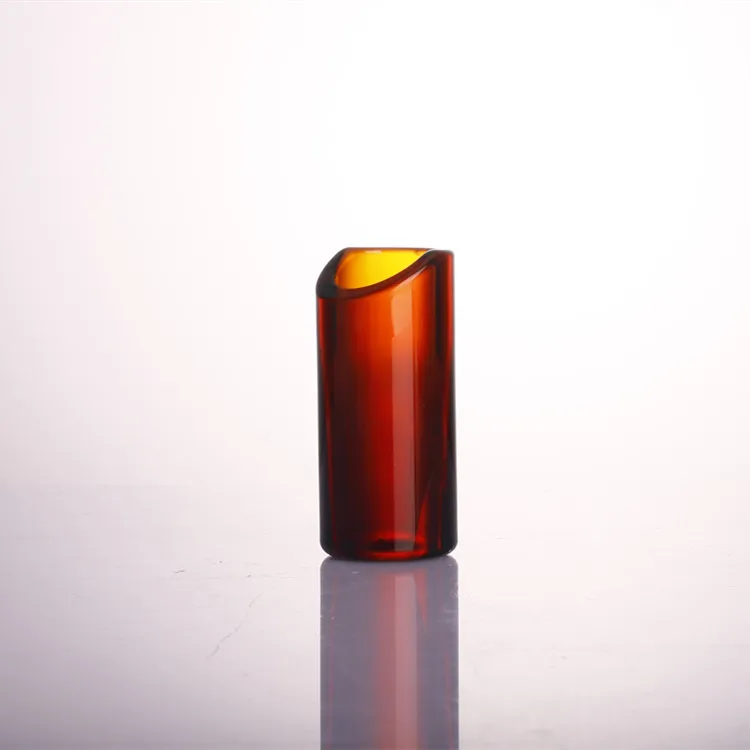 Слайдер на палец под заказ, аксессуары для гитары, стеклянная трубка Pyrex, удобная стеклянная гитара, слайд