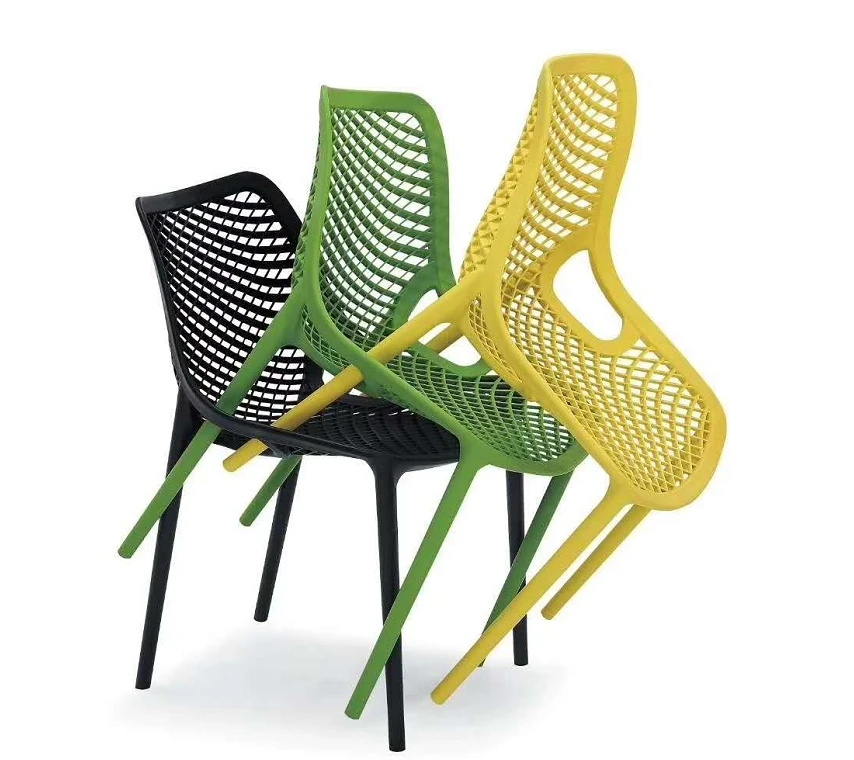 Gossip Sturdy Plastic Shell Community Chair plastic dining chair restaurant chair - Fixed Modern Seating for Public
