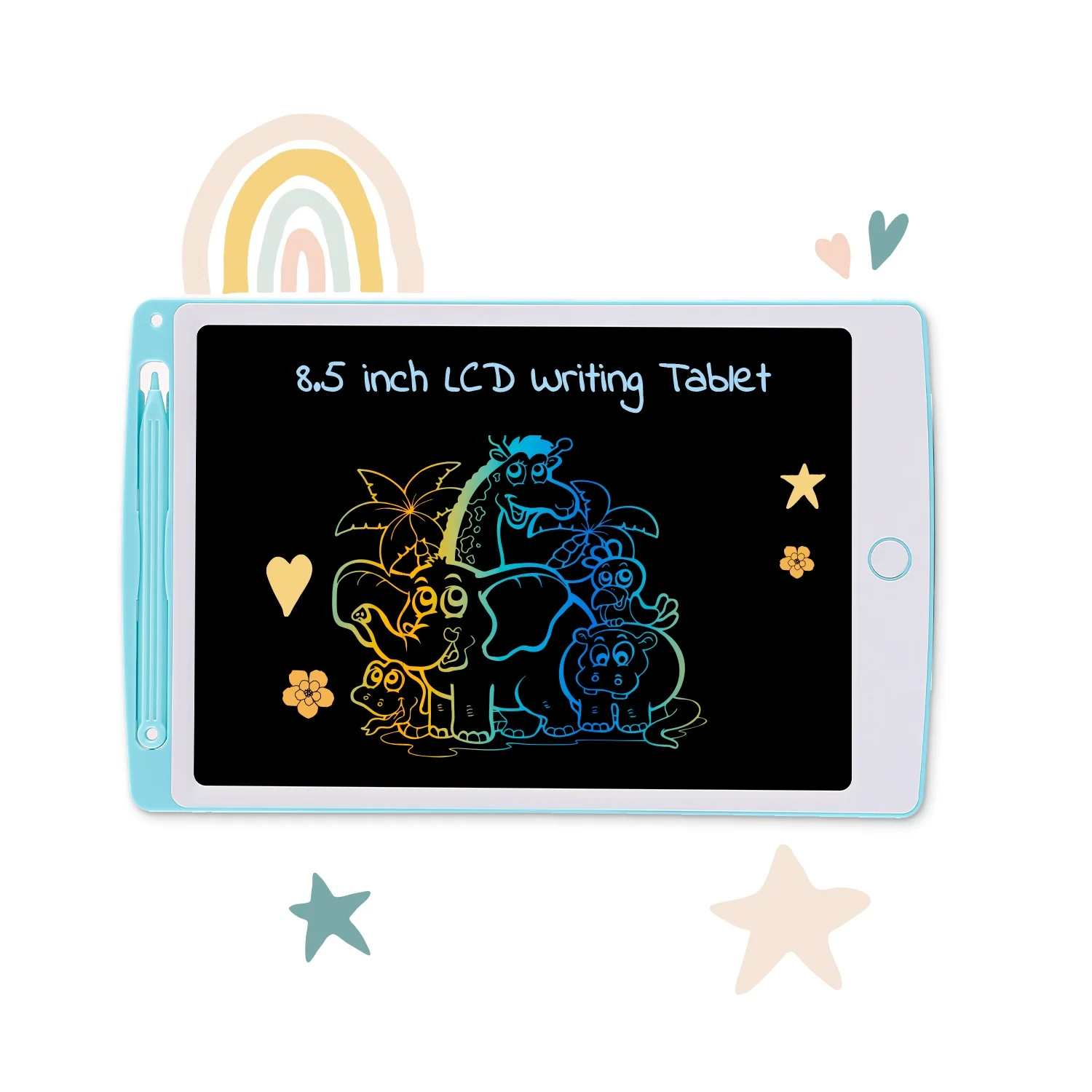 Hyangin LCD Writing Tablet 8.5 inch Writing Board Doodle Board Drawing Board Colorful Drawing Tablet for Kids
