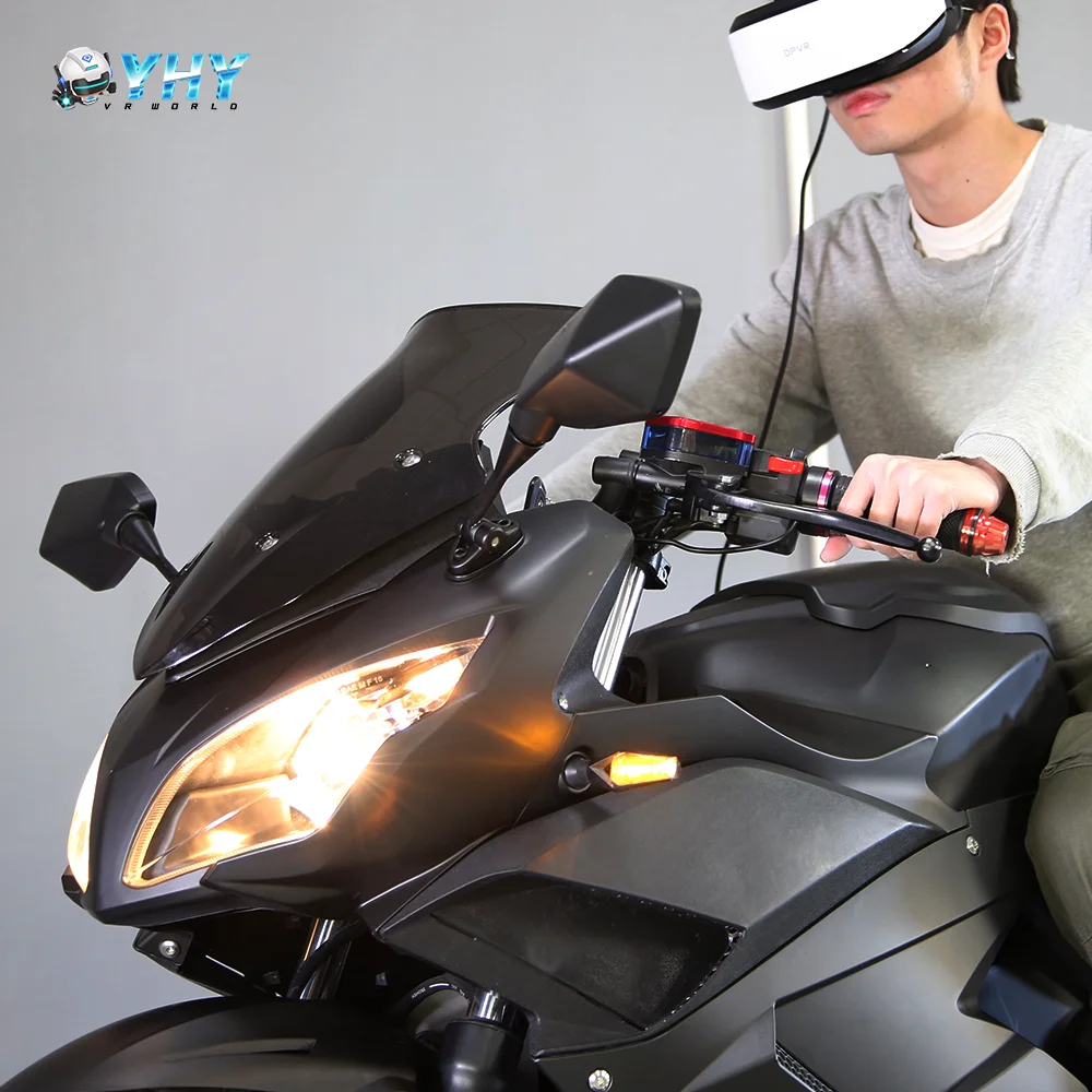 Factory Source 360 HD rotating helmet Accelerate And Brake driving simulator machine Vr Motor Racing