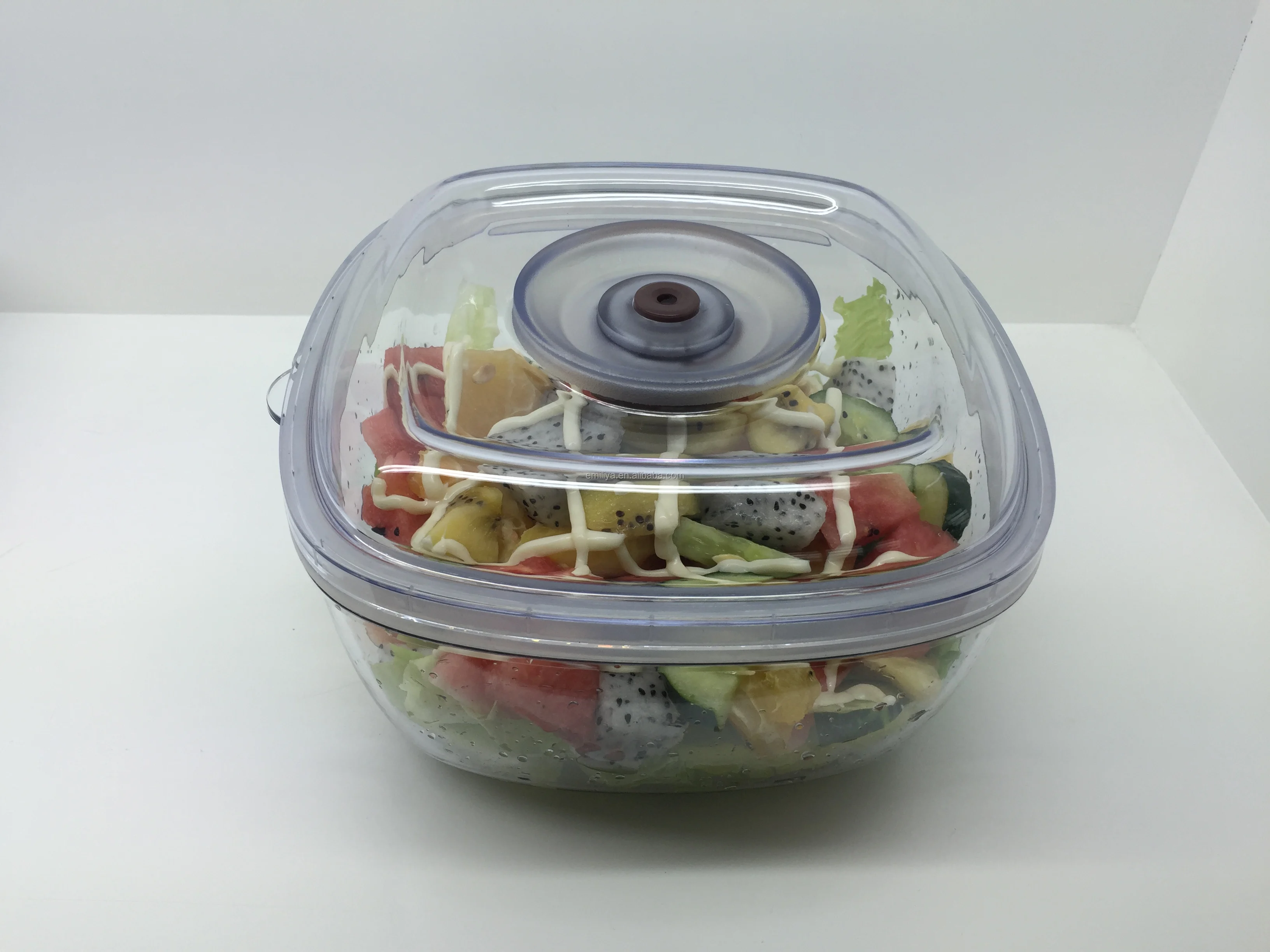 Emiliya factory  vacuum sealing food canister EVC-2L BPA FREE Plastic Foodsaver Vacuum Sealer Food Storage Canister