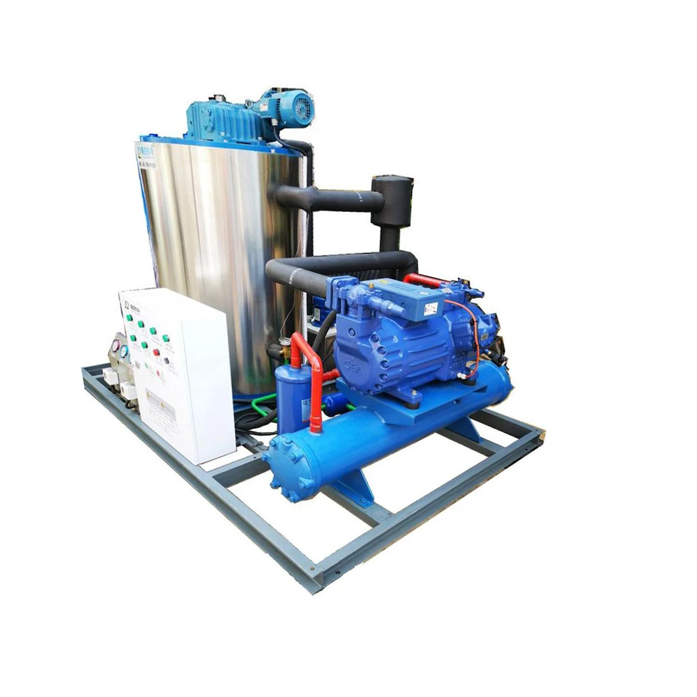 2021 TOP sale 5Ton Salt Water Industrial Ice Flake Maker Flake Ice Machine
