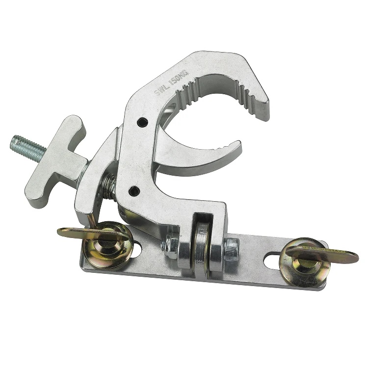 Weekend Sale, Fit tube OD 2', heavy duty aluminum foldable clamp,for fixing stage lights