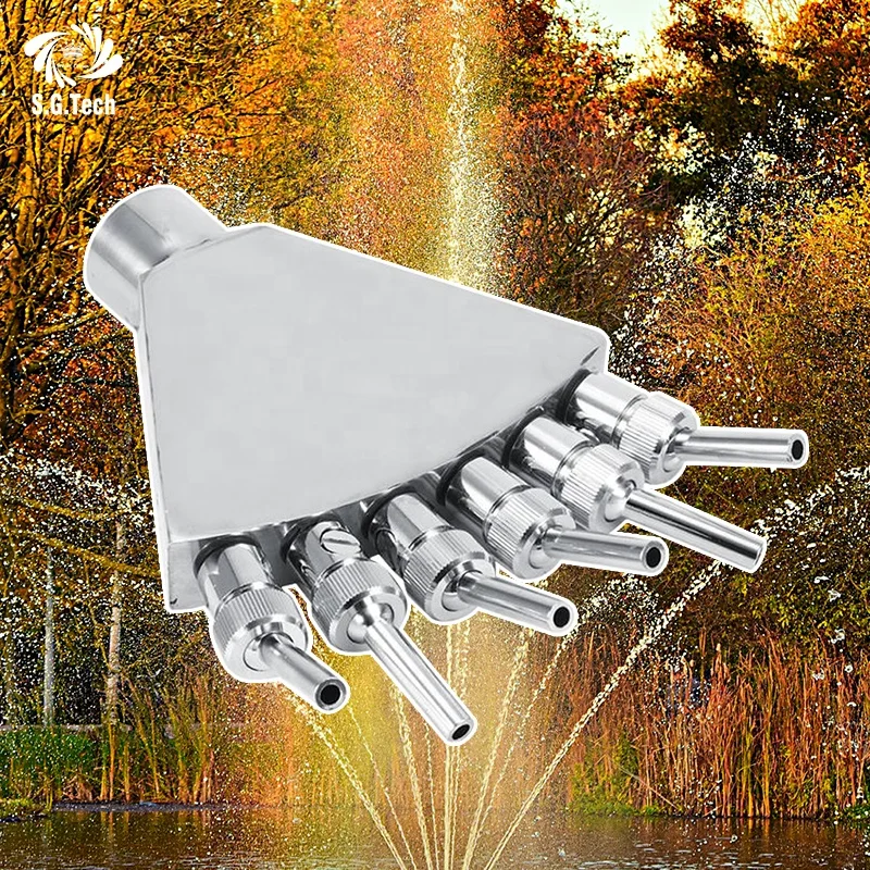 High Quality Stainless Steel Indoor Outdoor Garden Water Fountain Nozzle Jumping Fountain Nozzle