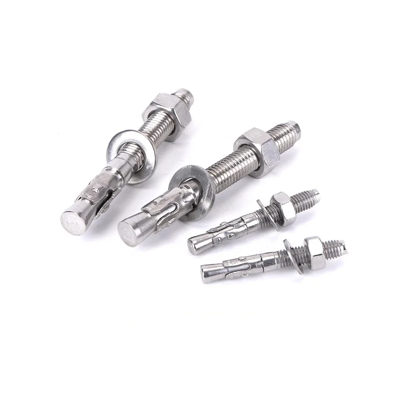 Din Standard Sleeve Wedge Anchor Bolt with Hex Nut Washer Plain Finish Expansion Wedge Anchor Bolts
