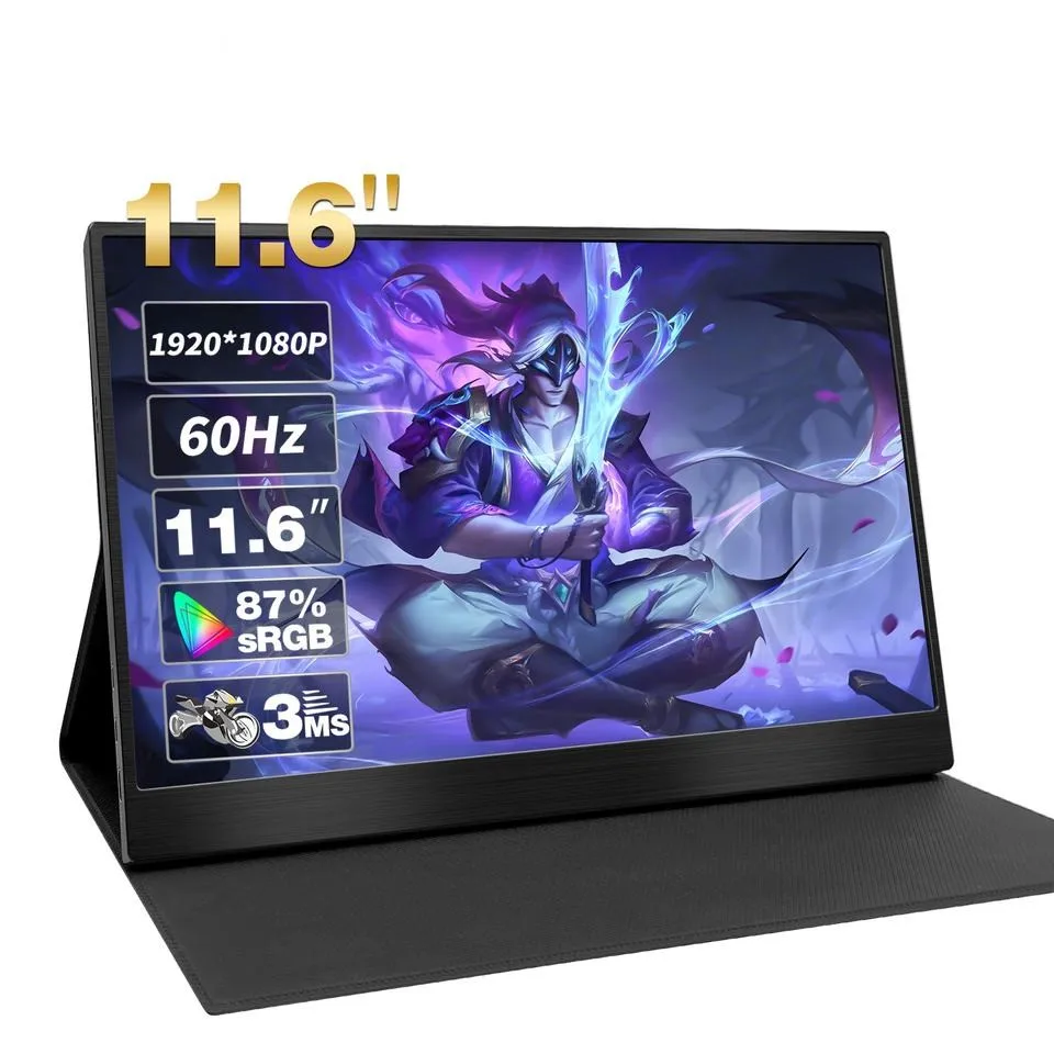 16 inch type-c ips fhd 15.6 inch portable monitor portable touch screen wifi wireless laptop ps5 dual extender screen monitors