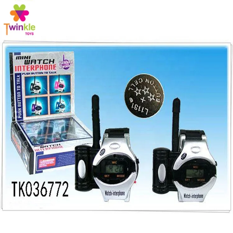 kids toy super tie rod watch professional walkie talkies