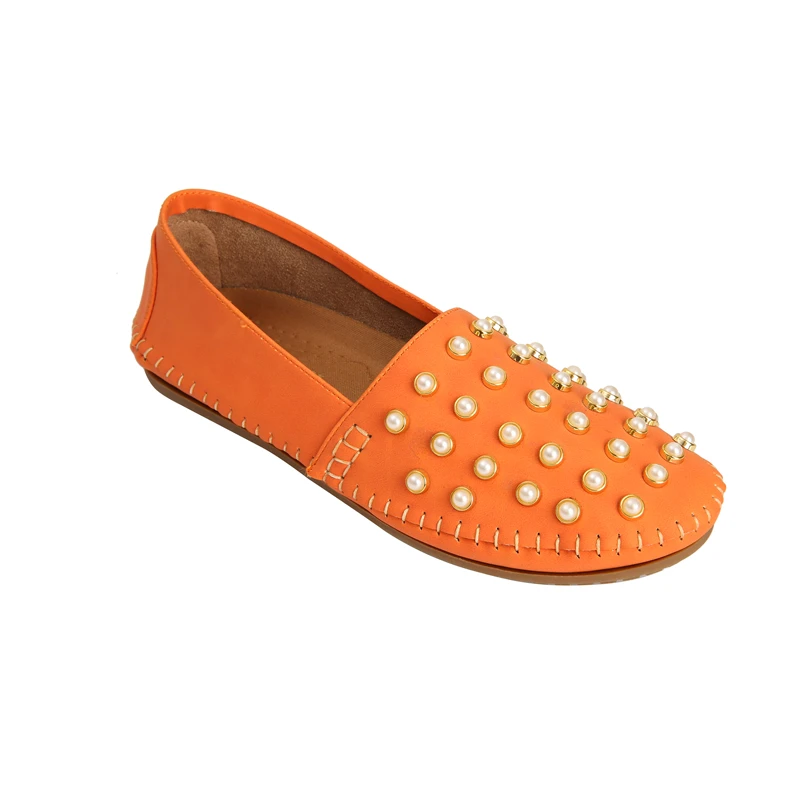 High Quality Wholesale Beautiful Flat Shoes Round Toe Fashion Comfortable Ladies Flat Shoes