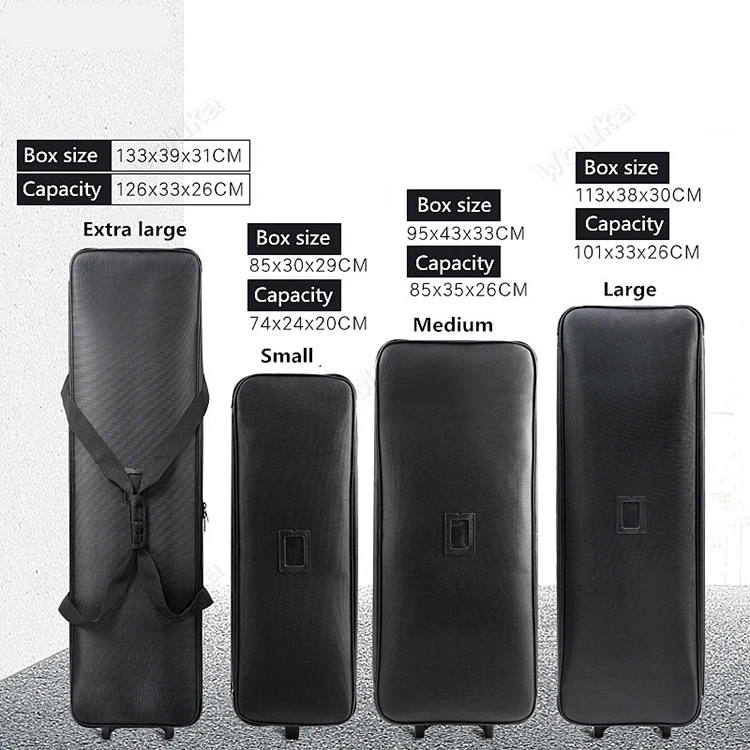 Studio Carry Case Flash Trolley Box Safety portable luggage light stand Box pull bag