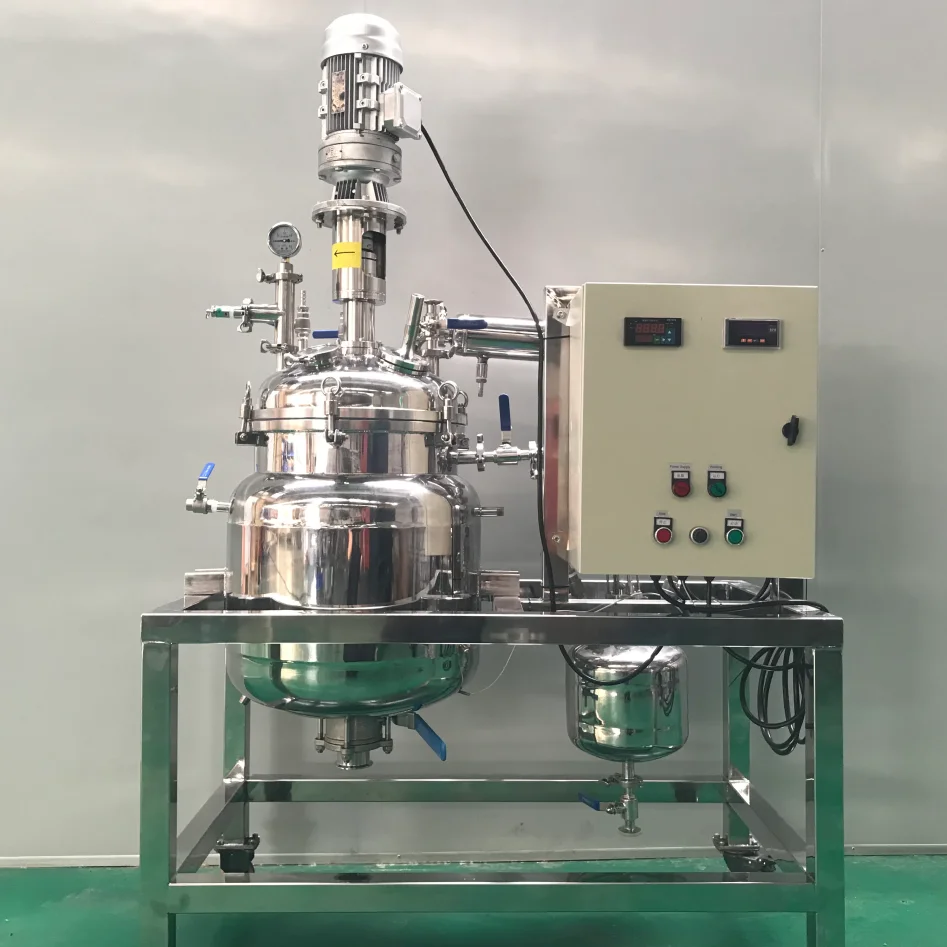 50L Continuous Stirring Tank Dispersion Dissolution Biodiesel Chemical Reactor