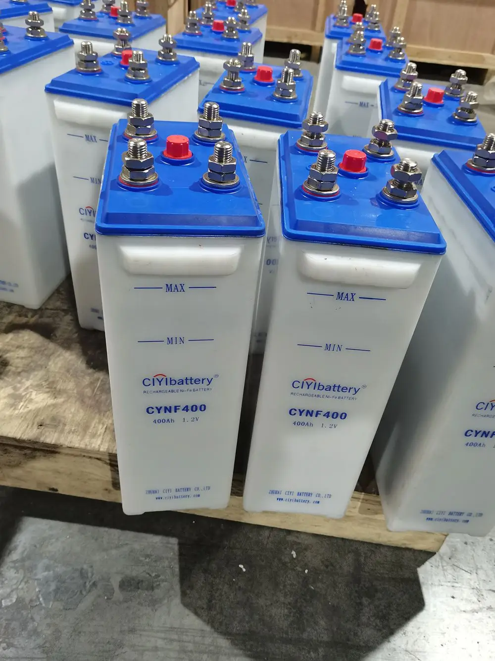 Longest Life Solar Battery 1.2V 400AH 200Ah Nickel Iron Battery for Sale