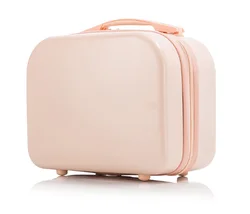 Custom Design mini suitcase luggage travel Storage bag promotion gift candy color small packing box Waterproof girl Makeup Case