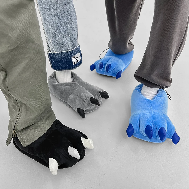 Wholesale New Design Fashionable Indoor House Plush House Sneaker home Slippers fashion fur slippers