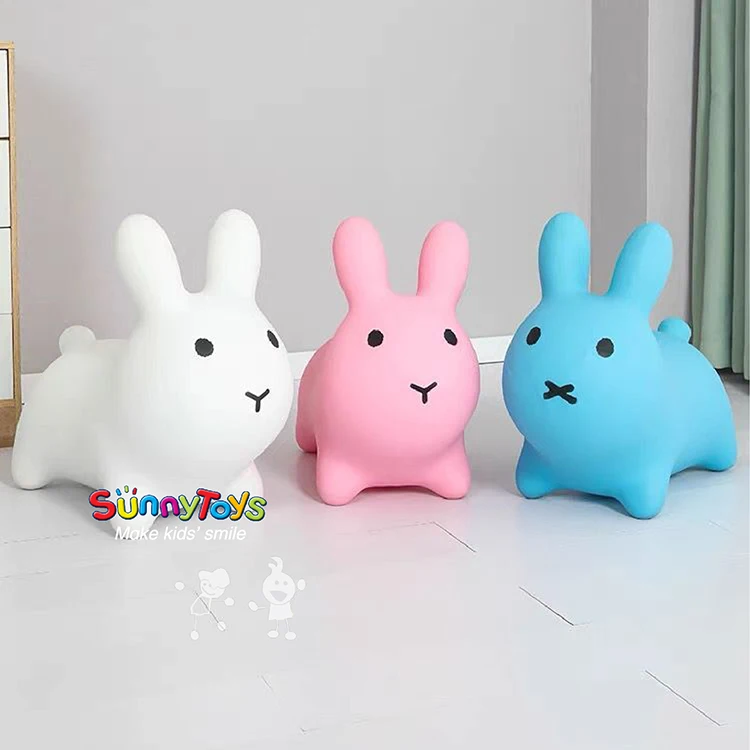 Toddler soft play jumping rabbit Animal Bouncy Horse for Kids