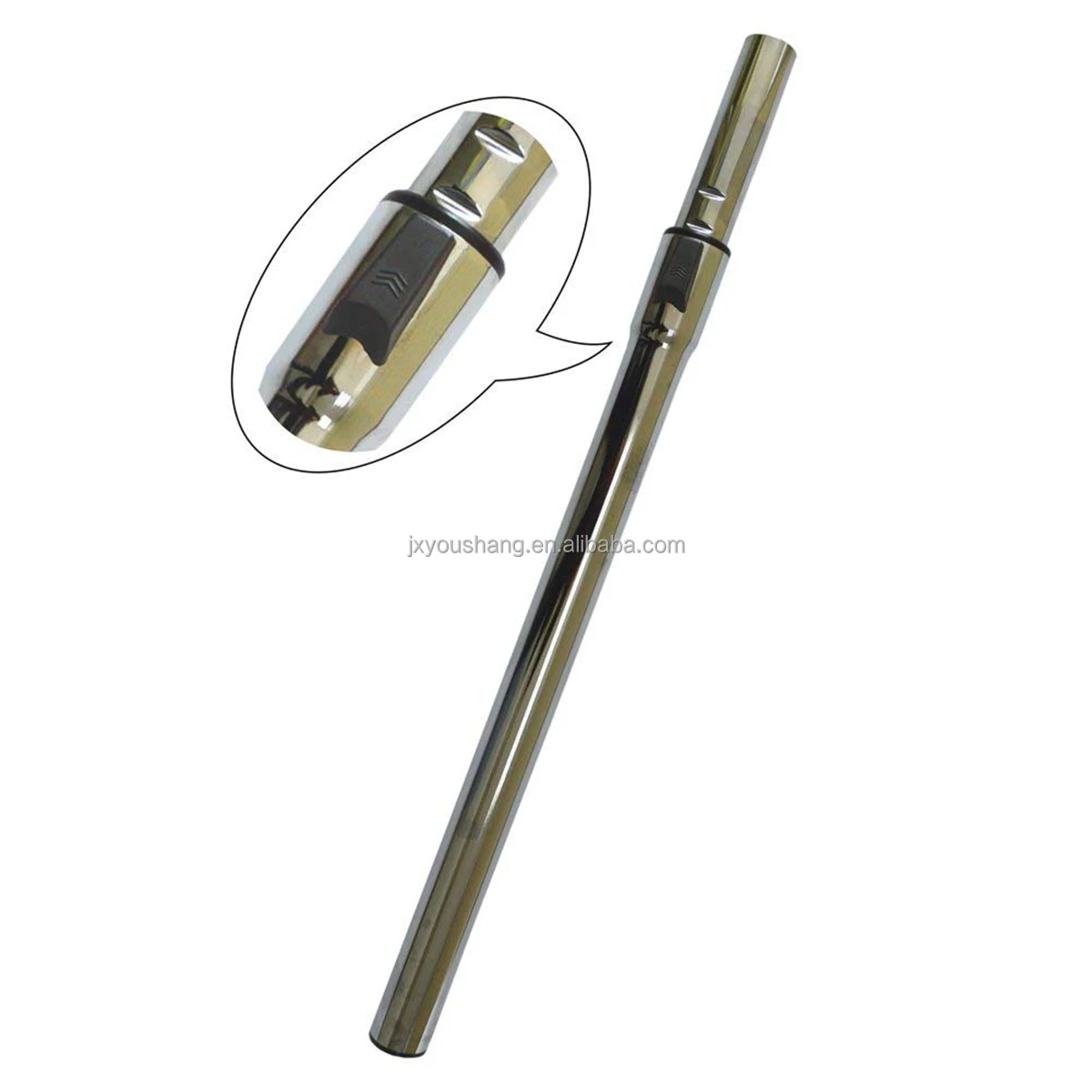 Универсальный 32/35 мм хромированный пылесос металлическая трубчатая палочка телескопическая удлинительная трубка детали аксессуаров