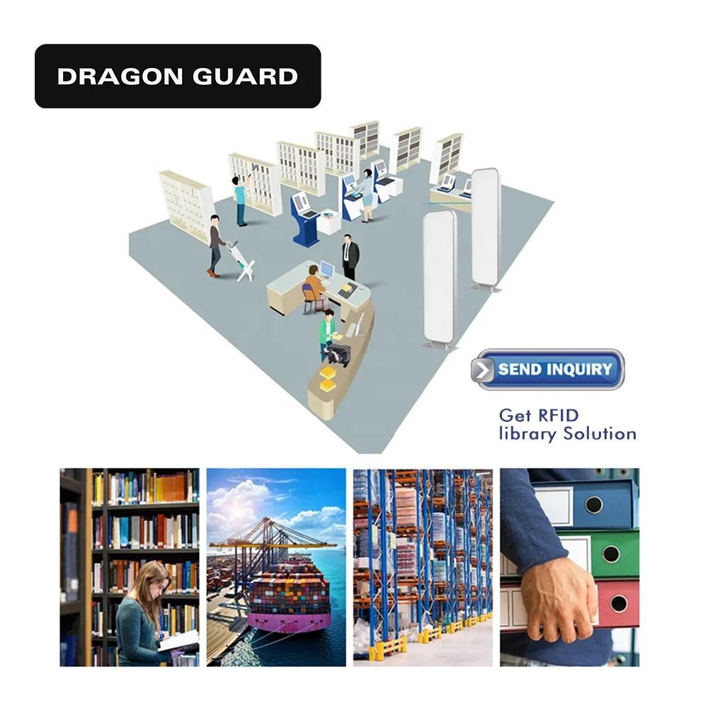 DRAGON GUARD Manufacturer Wholesale RFID-S03 Multi-Role Smart Access Control UHF RFID  Gate Antenna Reader
