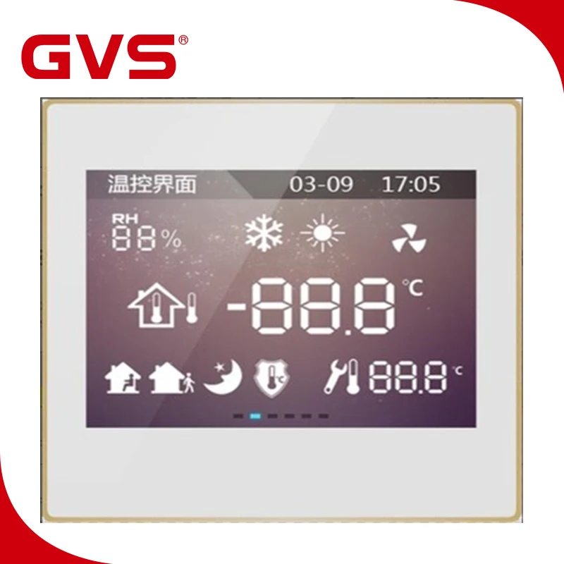 GVS / EIB Inch Touch Panel automation home system ,thermostatic panel