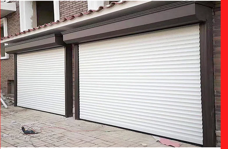 Aluminum alloy rolling shutter door Electric rolling shutter wind-resistant shopping mall basement factory exclusively