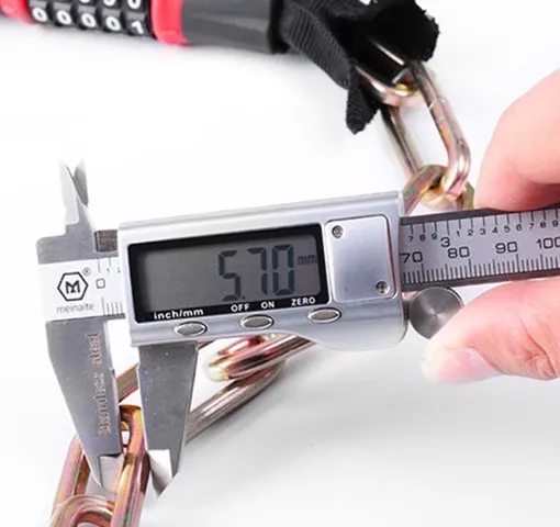 Modern design bicycle accessories anti-theft theft bicycle chain lock small portable bicycle lock