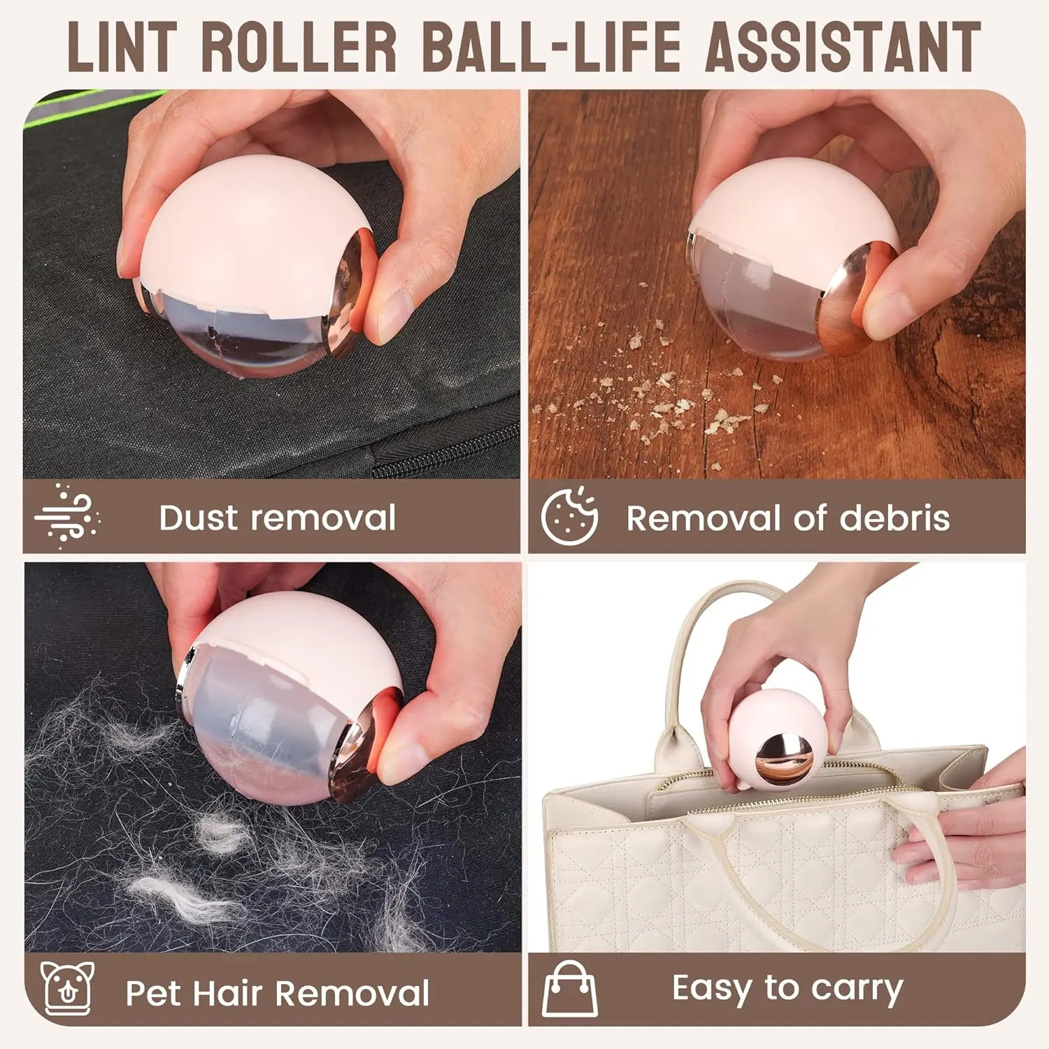 Reusable Sticky Potable Reusable Gel Lint Roller Lint Remover Cleaner Lint Roller sticky cleaning ball