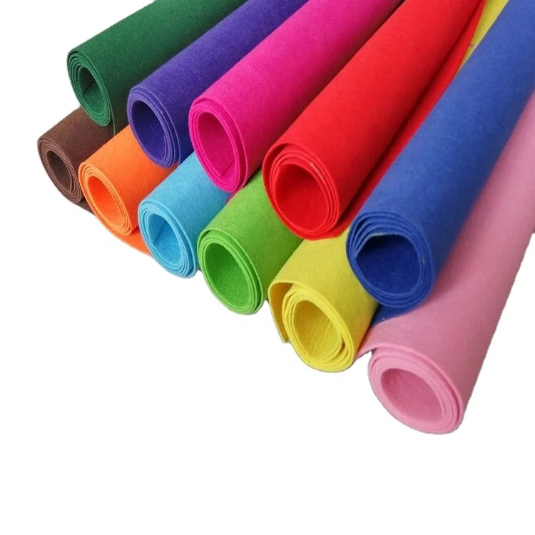 100% polyester needle punched non-woven fabric cloth felt