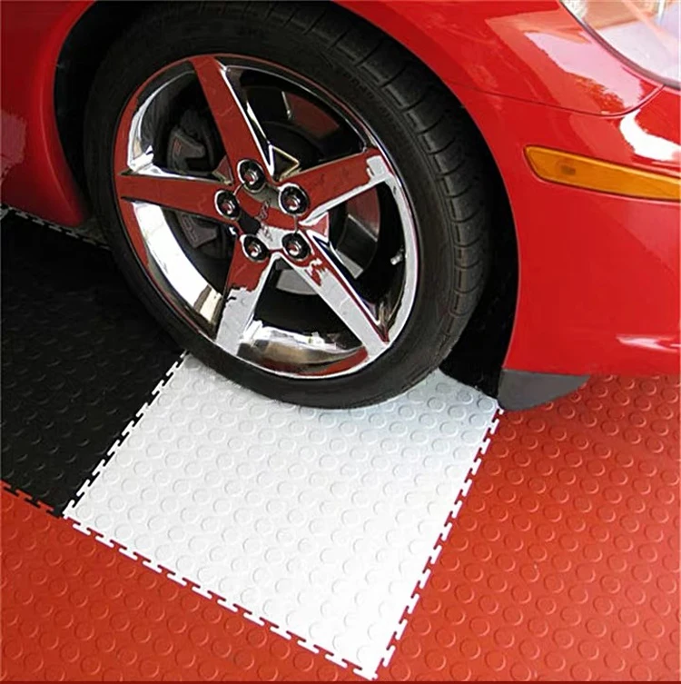 
interlock easy-cleaned vinyl floor tiles click plastic pvc floor for warehouse 
