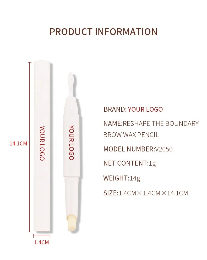 Brow styling soap private label eyebrow styling wax brow gel soap