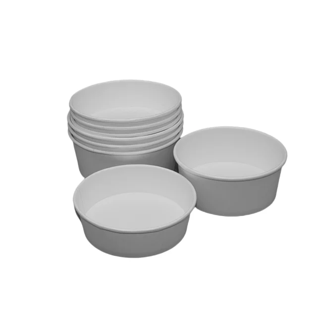 High Quality PLA Paper Salad Bowl Disposable Biodegradable with  Lid