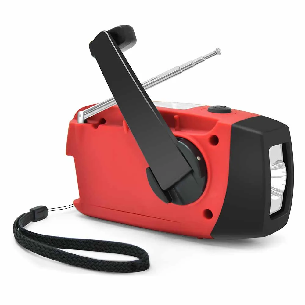 Brand new outdoor survival tool Portable mini hand generator with 3 charging methods