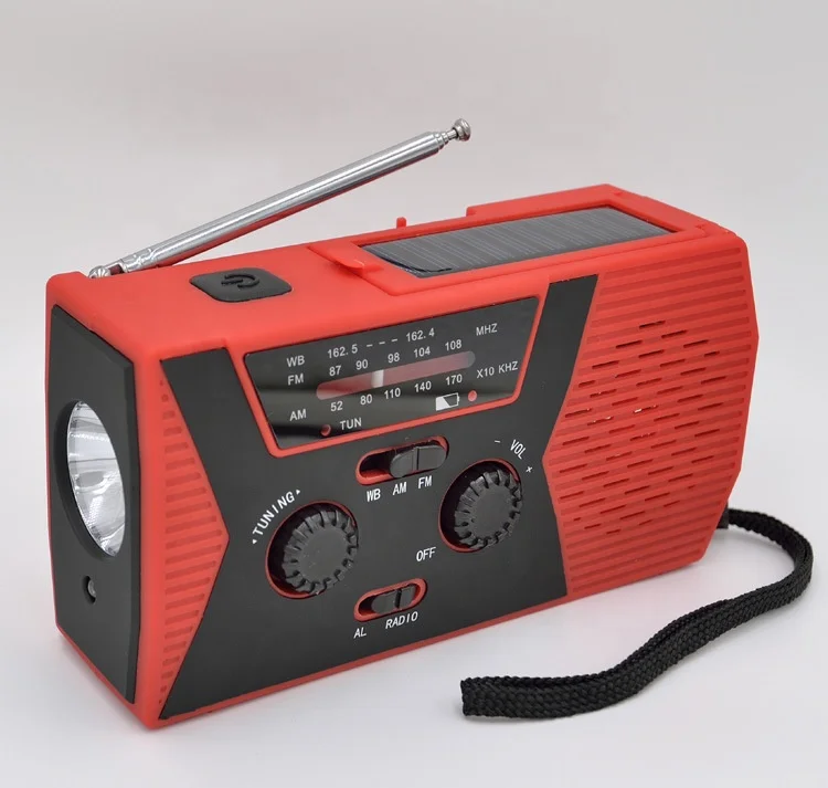 Оптовая продажа Amazon Лидер продаж аварийный портативный Радиоприемник Mini AM FM на солнечной батарее с портативным зарядным устройством OEM USB разъем US Noaa