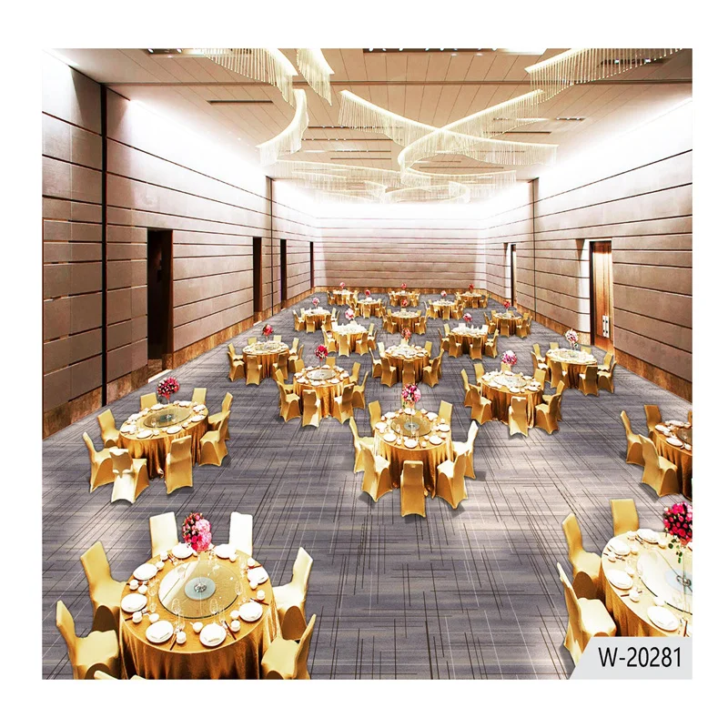 Carpet factory luxury five-star hotel auditorium bedroom business office corridor cinema cut velvet printed carpet floor tiles