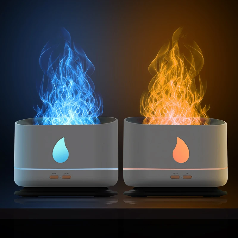 Aromatherapy Portable Fragrance Electric Air Aromatherapy Essential Oil Flame Diffuser Flamme Diffuseur Humidifier