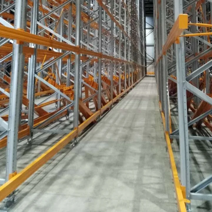 VNA pallet racking/ Steel rack with high-quality guide rail