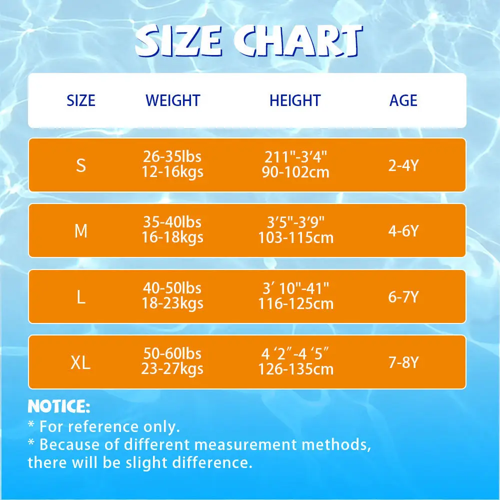 Customized logo Toddler Kids Swim Vest With Shoulder Strap - Float Swimwear For Girls & Boys, Beach Pool Kids Swim life vest