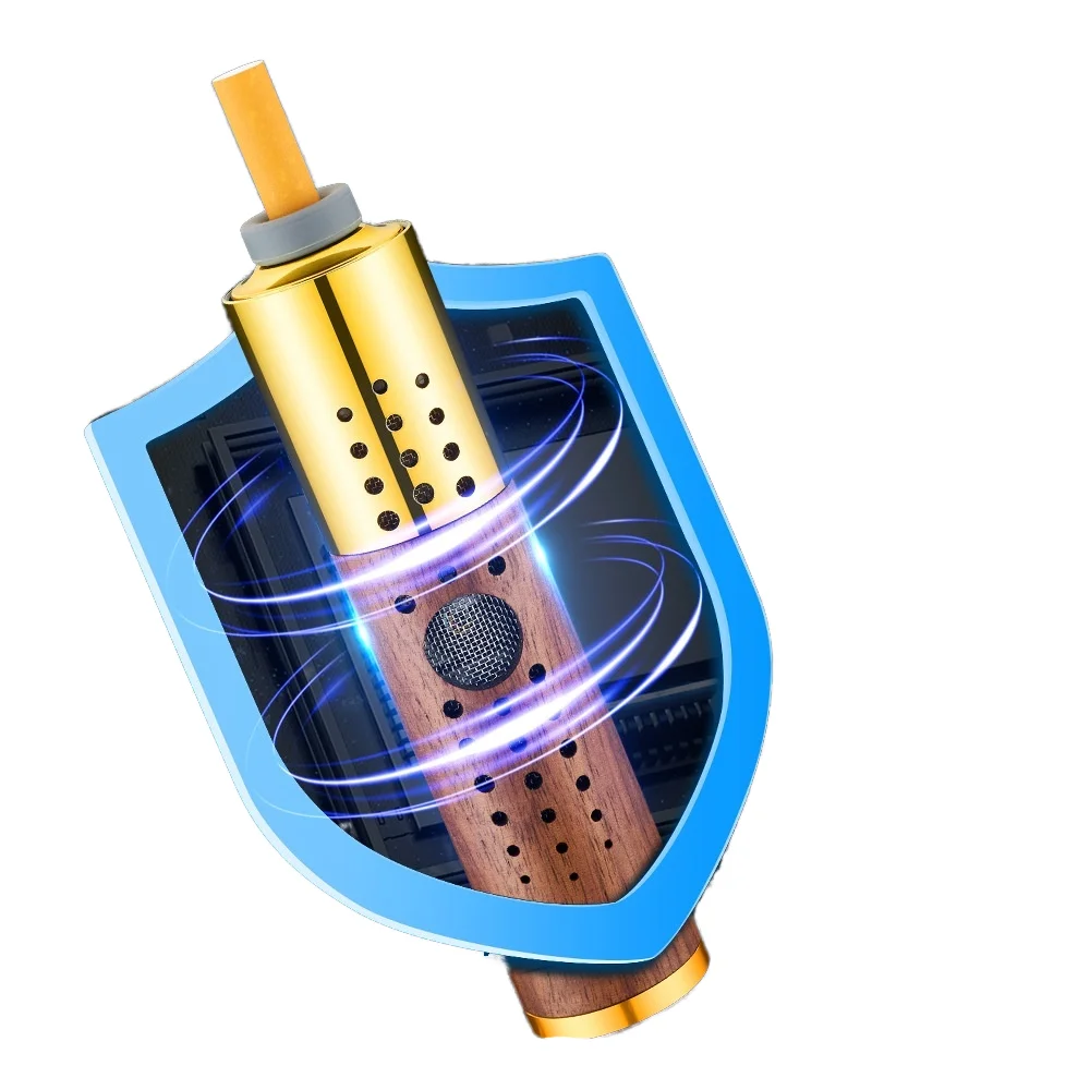 Portable All-In-One Electronic Cigarette Lighter Modern Design Bullet-Free Ash Tray Lazy Pocket Size Box Car-Mounted Stability