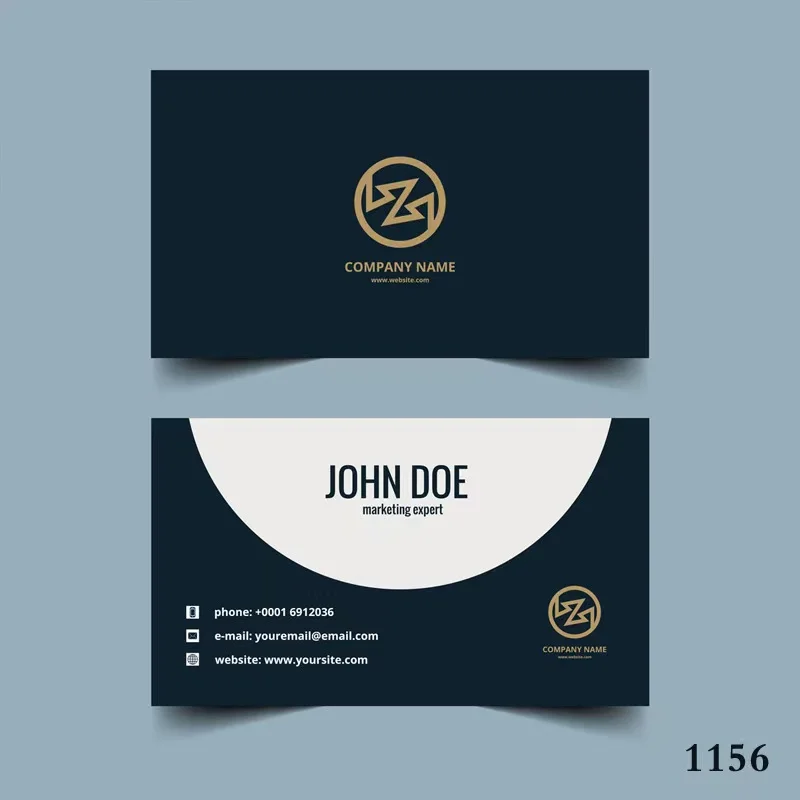 Customized design name card environment protection punch single double sides printing business card