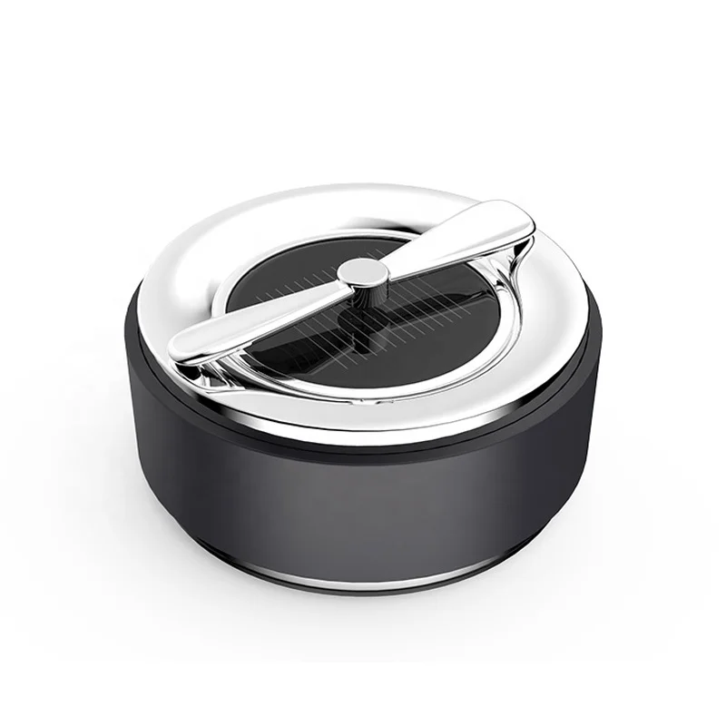 Car Solar Power Fragrance Perfume Scent Air Diffuser With Solid Aromatherapy Core