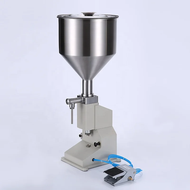 A02 Pneumatic Filling Machine, Quantitative Filling For Liquid, Oil, Ointment, Toothpaste, Honey Cosmetics