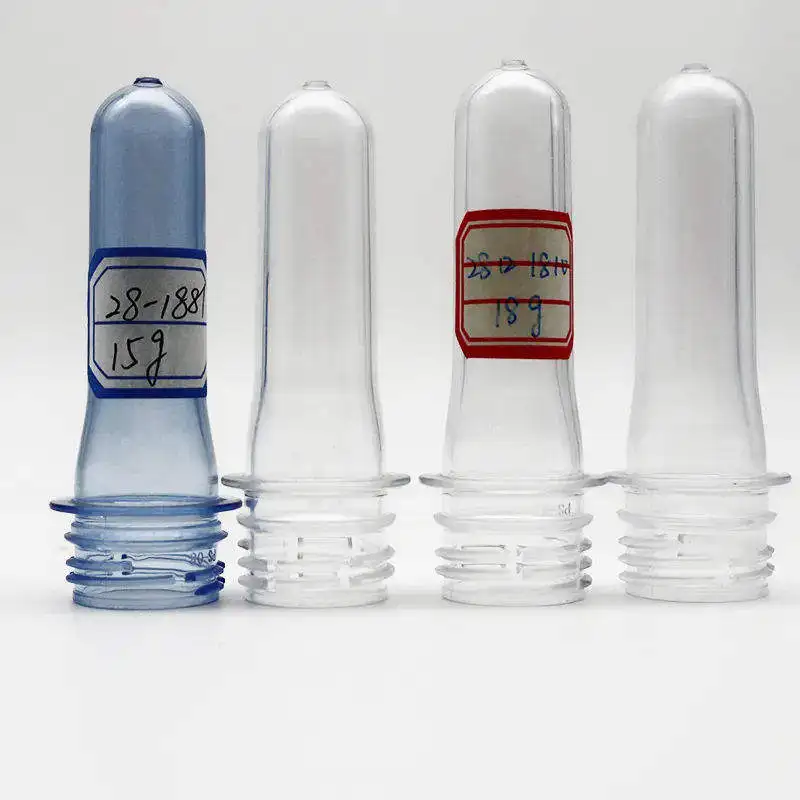 Custom transparent pet preform 500 ml 24 mm 28mm 30mm 38mm 48mm water bottle pet plastic preform for bottle
