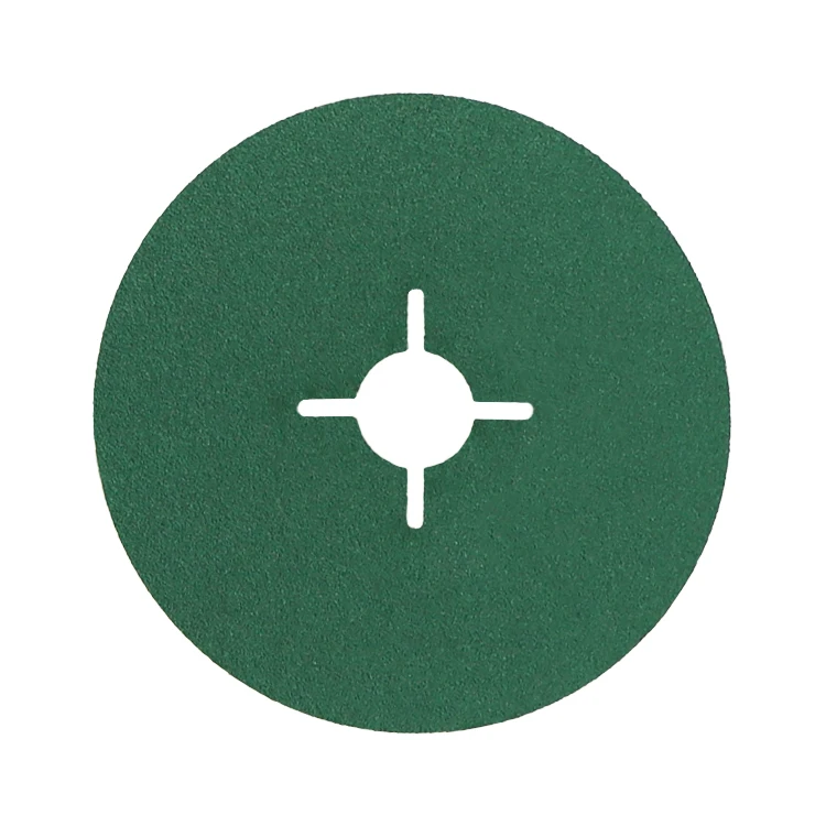 0.6mm 0.8mm 320 to 16 grit custom abrasive polishing fiber discs for metal