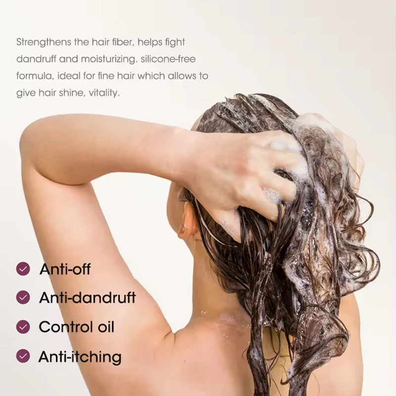 Factory hot selling hair care set 100% natural herbal red onion anti-hair loss repair nourishing shampoo and conditioner set