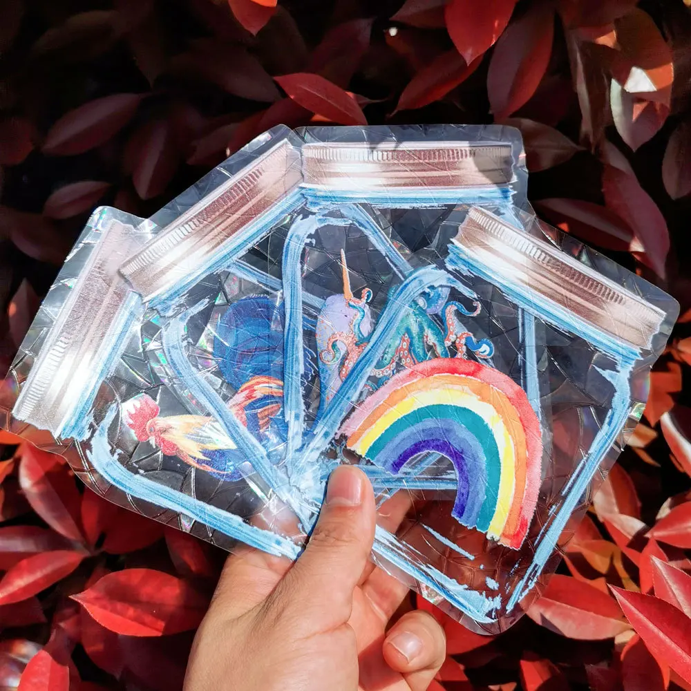 Custom Size and Shape Printing Suncatcher Window Cling Sticker rainbow Sun Catcher Decal