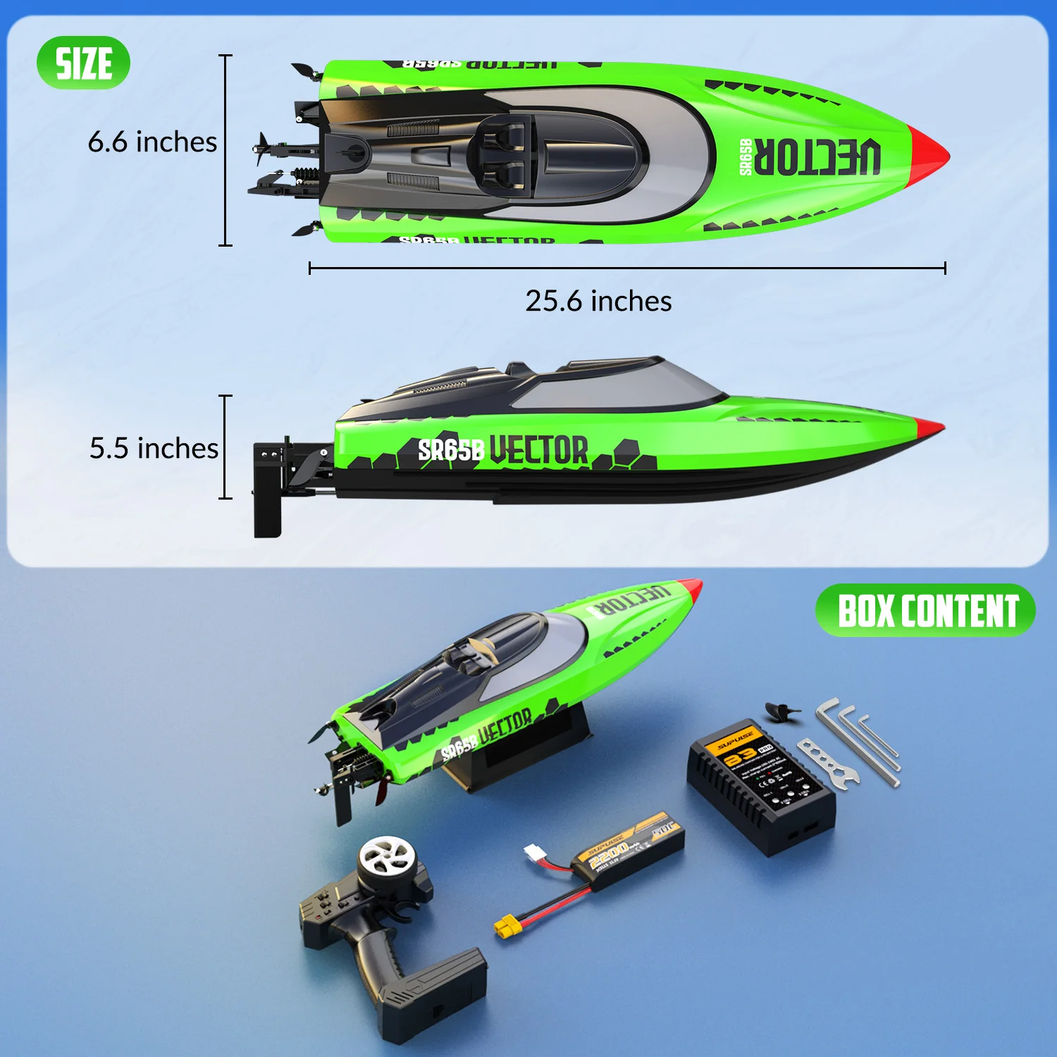 Volantex Manufacturer Wholesale Fast ABS RTR 2.4GHz Waterproof RC Boat Ideal Toy Gift for Kids, Wholesale Offer