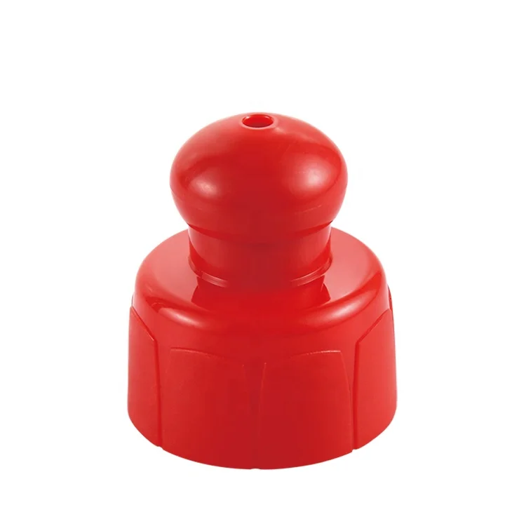 Wholesale 24/410 28/410 plastic twist top point mouth cap long nozzle cap plastic push pull cap for water bottle
