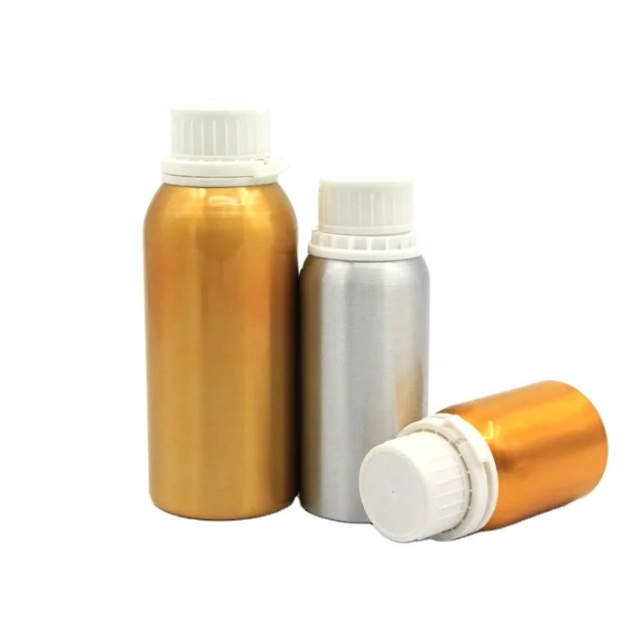 Supplier Factory Custom 100ml 200ml 500ml 1000ml  Wholesale Essential Oil Aluminum Bottles with Plastic Safty Cap Manufacturer/wholesale