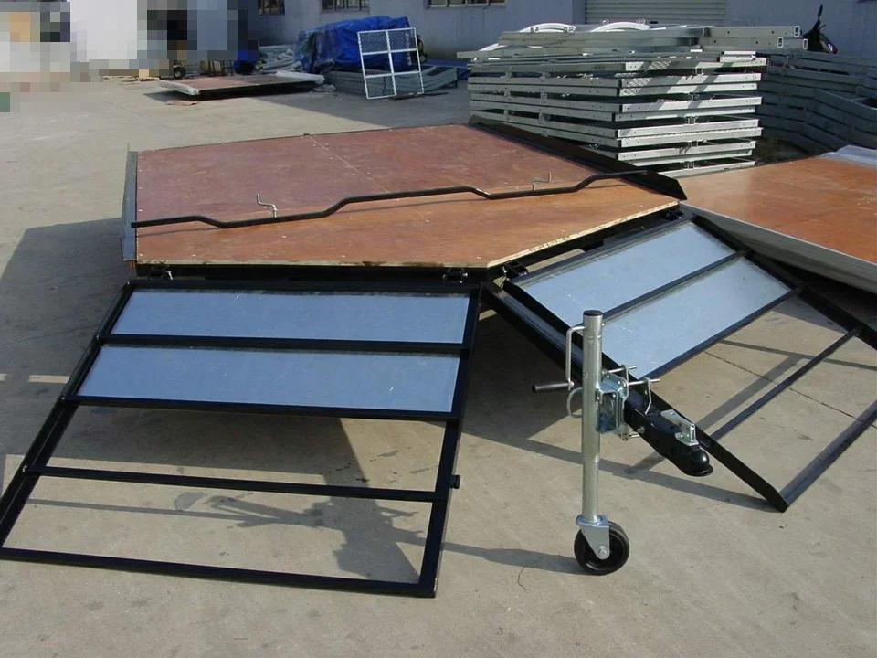 High quality factory sale Galvanized Light 5.0m Snowmobile trailer CT0202