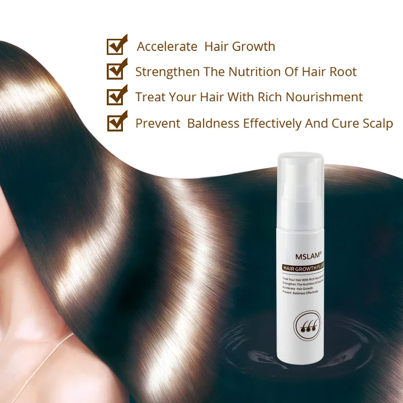 In Stock MSLAM Prevent Hair Loss and Fast Hair Growth Liquid habel Extracts Hair Regeneration Treatment