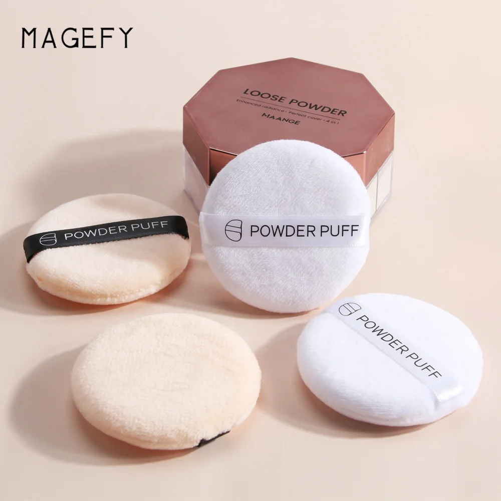 MAANGE cosmetic makeup sponge puff portable beauty cosmetic puff soft cotton powder puff